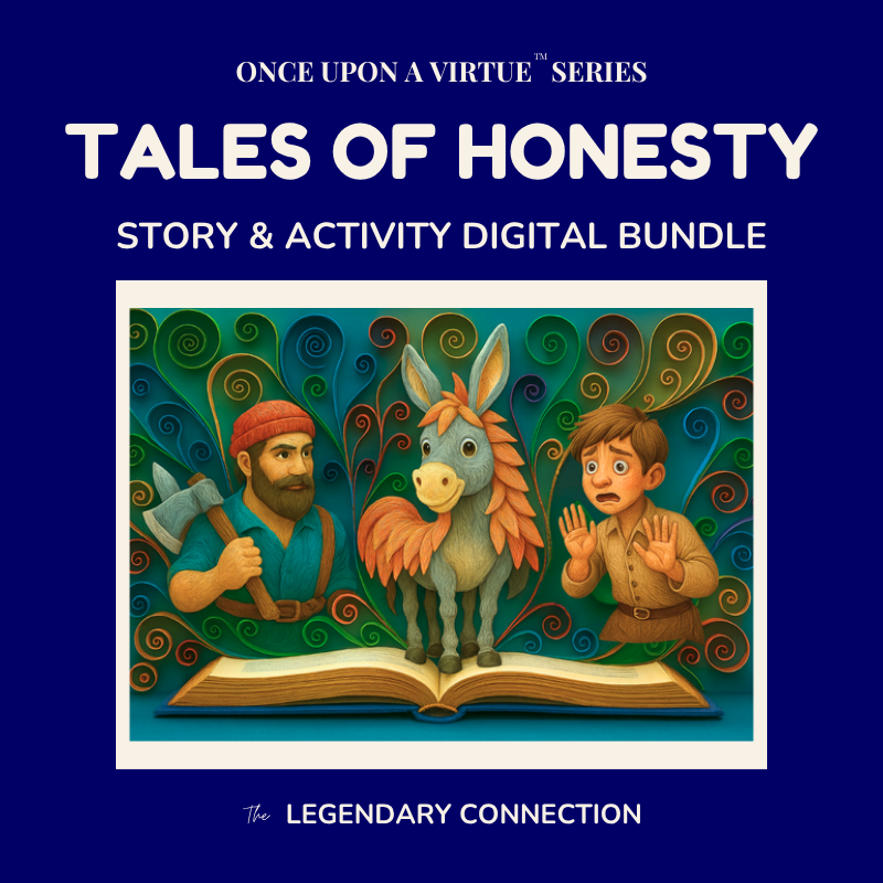 Once Upon a Virtue Tales of Honesty digital download cover.